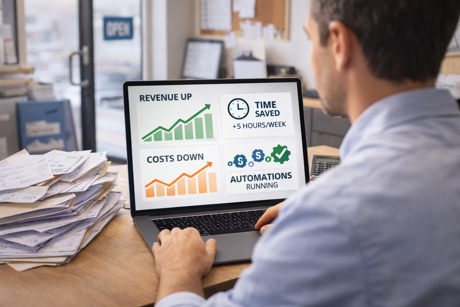 ROI The ROI of Workflow Automation: How Small Businesses Save Time and Reduce CostsROI